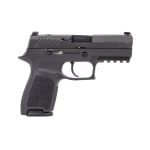 Sig Sauer P320 Compact MA Compliant P320 9mm 3.9" Bbl Blk Striker Siglite Optic Ready MS Pistol w/(2)10rd Mags 320C-9-BSSP-MS-MA