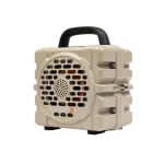 Turtlebox CUB Outdoor Bluetooth Speaker with 2-Unit Pairing & Party Mode, Steel Tie-Downs, 8.6"x7.2"x5.8", 5.3lbs, Tan TB-CUB-G1-TAN-1 - Main Image
