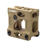 Unity Tactical FAST Micro Red Dot Mount for Aimpoint-Micor Footprint (NOT CompM5S or M5B) w/ Integrated Iron Sights, FDE FST-MICF - Main Image