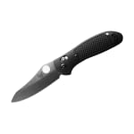 Benchmade Pardue Griptilian AXIS Sheepsfoot Hole Griptilian Black Grivory Knife 550-S30V