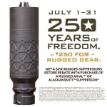 Rugged Suppressors Axial Suppressor AXL762