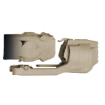 Strategic Sciences 5.56 NATO 1/2x28 Multi-Functional Muzzle Device w/ Ext. Suppressor Device, 0.7" OTB Clearance, FDE MFMD-5.56-0.7-MDSDX-1/2X28-FDE - Main Image