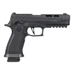 Sig Sauer P320 Spectre Comp Blackout .177 Cal CO2 Black Air Pistol w/(1) 20rd RPM Magazine and White Dot Contrast Sights AIR-P320SC-177-BLK