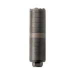 Q, LLC. Southpaw 5.56 NATO SS & Inconel 1.75" OD X 6" L Nitride Silencers SIL-SP-QUICKIE-556