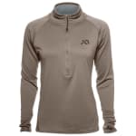 First Lite Women's Approach Quarter Zip Walnut XS WBAQZWNXS