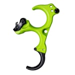 T.R.U. Ball Archery Honey Badger Claw Flex CK 3 Finger Aluminum/Brass Zombie Green Cerakote Small Handle Release THBF-CKGR-S - Main Image