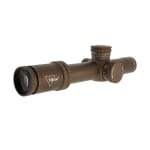 Trijicon Credo 1-8x28 FFP Coyote Brown Riflescope 34mm Tube, Red/Green MRAD Segmented Circle, Exposed Locking Adjusters 2900056