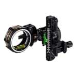 Driver Slider Sight - Picatinny - w/ AccuStat II Scope - Micro 3 Pins - .019 Fiber - Stealth ADVR-P319-4AB