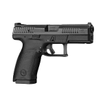 CZ P-10 C Optics-Ready 9mm 10rd Ported Barrel/Slide Blk Handgun w/Polymer Frame, Nitride Slide, Fixed Sights, 3 Backstraps, Rev Mag Catch 1578