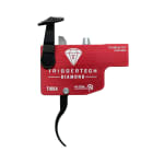 TriggerTech Diamond Trigger for Tikka T3, T3x, & T1x 4oz-32oz Adj Pull Weight, Pro-Curve Lever, RH Red ZCT, CLKR, TKR Technology TI0-SRB-02-TNP