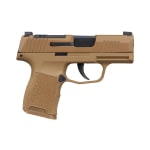 Sig Sauer P365 9mm 3.1" Bbl Striker X-Ray 3 Optic Ready Polymer Grip Coyote Pistol w/(2) 10rd Mags 365-9-CXR3P - Main Image