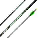 Black Eagle 15/64" Factory Fletched Arrow Deep Impact 2.5" Shield Cut 6 Pk .001"-300 33813