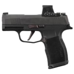 Sig Sauer P365 9mm 3.1" Bbl X-Series Blk Striker X-Ray 3 Polymer Grip (2) 12RD Steel Mag Romeo-RS Compact Pistol 365X-9-BXR3P-RS