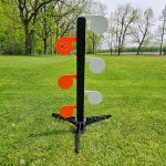 Precision Targets Dueling Tree w/Flip-N-Rip Stand & 6"x3/8" Paddles DTFNR-6X3-8