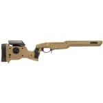 Cadex Defense Strike Nuke Evo for Tikka T3/T3X CTR SA RH Field Comp Skele Fixed for Tikka T3/T3X Tikka CTR Mag Tan Chassis STKNUK-CTR-RH-SA-INAA-TAN - Main Image
