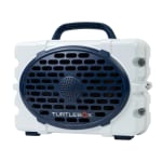 Turtlebox GameDay Series 2.0 Original Outdoor Bluetooth Speaker w/ Party Mode, Waterproof, 25hr Battery, White/Navy TB-ORIG-G3-WHT-DKBLUE-DKBLUE-2 - Main Image