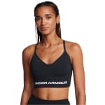 Under Armour Women's Vanish Seamless Low Bra Black/White 1384417-00100 - Additional Image 3