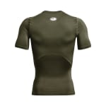 Under Armour Men's Heatgear Shortsleeve Marine OD Green/White Compression Shirt 1361518-39000 - Additional Image 5