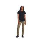 Under Armour Women's Tactical Tech Shortsleeve Dark Navy Blue/Black Shirt 1343357-46500 - Additional Image 2