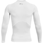 Under Armour Men's Heatgear Longsleeve White/Black Compression Shirt 1361524-10000 - Additional Image 4