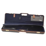 Negrini Two Gun Transformer - ABS Fits all shotguns O/U, SXS, Semi-auto or Pump. up to 36" Black with Blue interior. 1677LX-TRANS/5078