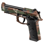 Beretta 92XI SAO 9mm 4.7" Bbl BDU Camo Full Size Pistol w/(2) 18rd Mags SPEC0731A18