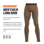First Lite Men's Kiln Long John Dry Earth XL MBKLJDEXL