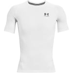Under Armour Men's Heatgear Shortsleeve White/Black Compression Shirt 1361518-10000 - Additional Image 3