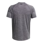 Under Armour Men's Tech Shortsleeve Castlerock/Black Textured Shirt 1382796-02500 - Additional Image 4