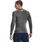 Under Armour Men's Heatgear Longsleeve Carbon Heather/Black Compression Shirt 1361524-09000 - Additional Image 1