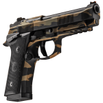 Beretta 92XI SAO 9mm 4.7" Bbl Vietnam Tiger Stripe Camo Full Size Pistol w/(2) 18rd Mags SPEC0729A18