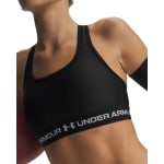 Under Armour Women's Crossback Mid Bra Ultimate Black/White 1361034-01100 - Additional Image 1