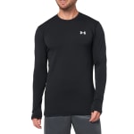 Under Armour Men's Coldgear Base 2.0 Crew Longsleeve Black/White Shirt 6005295-00100 - Additional Image 2