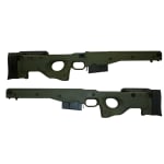 AICS Stock .338 Lapua CIP 1.5 Green Fixed Stock - Long Action