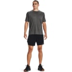 Under Armour Men's Tech 2.0 Shortsleeve Carbon Heather/Black Shirt 1326413-09000 - Additional Image 1