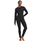 Under Armour Women's Coldgear Base 4.0 Black/White Leggings 6004067-00200 - Additional Image 2