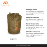 First Lite Roll Top Stuff Sack Dry Earth SM FTRTSDESM