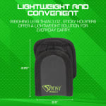 Sticky Holsters OWB Magazine Carrier for Smaller and Single Stack Mags Mini Mag Pouch MMP