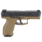 HK VP9 9mm FDE Pistol w/(3) 10rd Mags, Night Sights, (2) Add'tl Backstraps, & (2) Add'tl Sets of Lateral Grip Plates 81000228