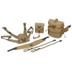 Vortex GlassPak Pro Small Binocular Harness for Most 42mm or Smaller Binoculars w/Case, Comfort Neck Strap, Tethered Lens Cloth, & LRF Pouch P600-S