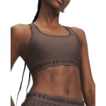 Under Armour Women's Crossback Mid Bra Peppercorn/Kona Brown 1361034-20000 - Additional Image 2