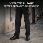 First Tactical Women's V2 Tactical Pants 2-Way Stretch Water Resistant Double-Dyed Black 124011-019 - Additional Image 2