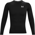 Under Armour Men's Heatgear Longsleeve Black/White Compression Shirt 1361524-00100 - Additional Image 4