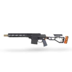 Q, LLC. The FIX 8.6 BLK 12" Black SBR Folded Stock, Left Side
