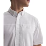 Under Armour Men's Fish Pro Hybrid Woven Shortsleeve White/Halo Gray Shirt 1383571-10000 - Additional Image 5