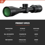 Athlon Neos HMR 3-9x40mm BDC17 SFP MOA Reticle Riflescope 216017