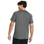 Under Armour Men's Tech Shortsleeve Castlerock/Black Textured Shirt 1382796-02500 - Additional Image 1