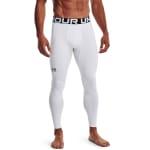 Under Armour Men's Coldgear Armour White/Black Leggings 1366075-10000 - Additional Image 1