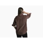 Kuhl Tallula Cord Shirt Long Sleeve Coffee Women's Size XS 8244-CF-W-XS