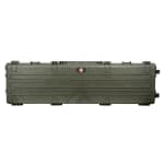 Accuracy International TRANSIT CASE (Explorer Plastic) Fitted for AX rifle Green 6980GR. Like new with small blemish in foam near swivel stud. UA1614